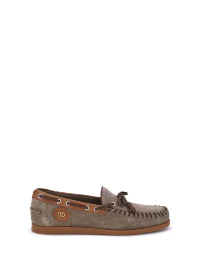 Valentino Garavani Men Palm Avenue Boat Loafers