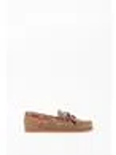 Valentino Garavani Men Palm Avenue Suede And Leather Loafers