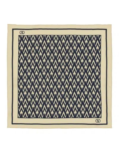 Valentino Garavani Men Silk Twill Scarf