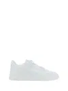 Valentino Leather Freedots Sneakers Studded Detailing In White