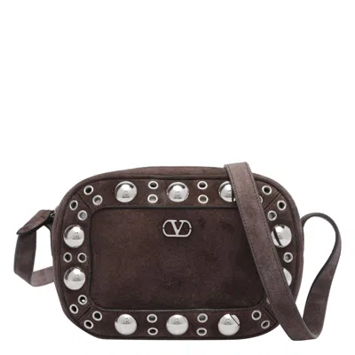 Valentino Garavani Men Suede Nellcote Crossbody Bag