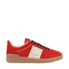 Valentino Garavani Men Red Suede Upvillage Sneakers