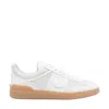 Valentino Custom Sole Sneakers Unique Leather In White