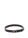 Valentino Black Leather Belt