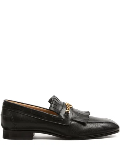 Valentino Garavani Men Vlogo Signaure Leather Loafers