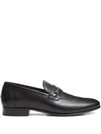 Valentino Garavani Men Vlogo Signautre Leather Loafers