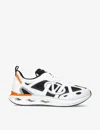 Valentino Vlogo Easyjog Sneakers With Contrast Accents In White/comb