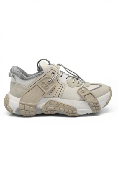 Valentino Garavani Men Wod Trainers In White