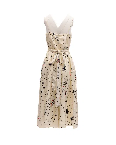 Valentino Garavani Star-print Dress In Multi