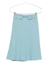 Valentino Skirt A-line Silhouette Front Pockets In Blue