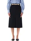 Valentino Garavani Midi Skirt In Black