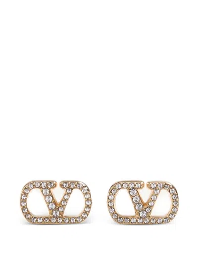 Valentino Garavani Mini 18-gold-tone Finish Accessory With Butterfly Fastening In Oro