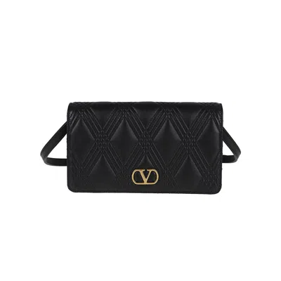 Valentino Garavani Mini Bag Quiltie 67 In Black