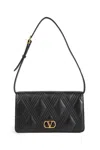 Valentino Quiltie 67 Mini Shoulder Bag In Quilted Nappa In Black