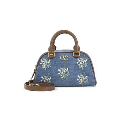 Valentino Garavani Mini Dome In Blue