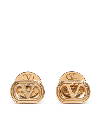Valentino Garavani Mini Gold-tone Finish Accessories With Pin Closure In Orange