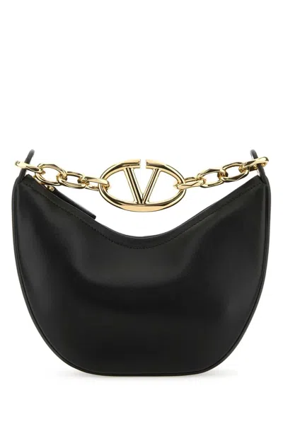 Valentino Garavani Black Vlogo Moon Mini Shoulder Bag