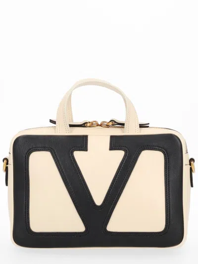 Valentino Garavani Mini Leather Handbag For Women - Fall/winter 2025 In White