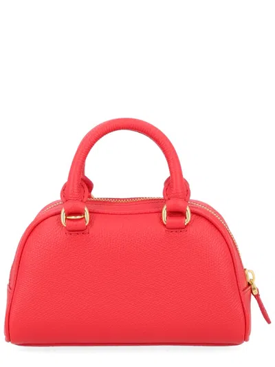 Valentino Garavani Mini Leather Shoulder Bag In Red