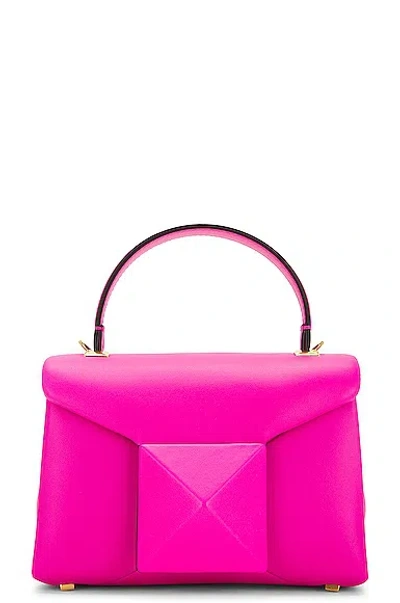 Valentino Garavani Mini One Stud Top Handle Bag In Pink