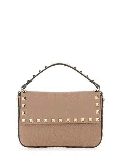 Valentino Garavani Mini "rockstud" Bag In Nude