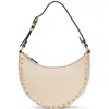 Valentino Garavani Mini Rockstud Leather Hobo Bag