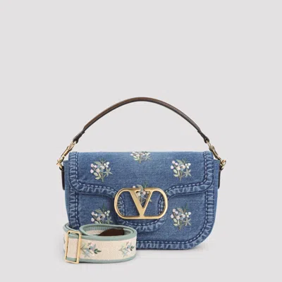 Valentino Garavani Mini Shoulder Handbag In Blue