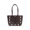 Valentino Studded Tote | Nellcote In Brown