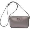 Valentino Garavani Vlogo Signature Shoulder Bag In 113 Antracite