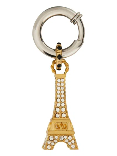 Valentino Garavani Mono Earring "chez Valentine" In Gold