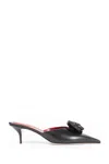 Valentino Vlogo 55 Leather Mule In Black
