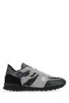 Valentino Garavani Multicolor Fabric And Nappa Leather Rockrunner Camouflage Sneakers