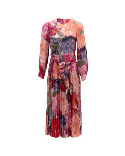 Valentino Garavani Multi-floral Print Dress