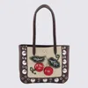 Valentino Garavani Multicolor Leather Nellcote Totes In Multi