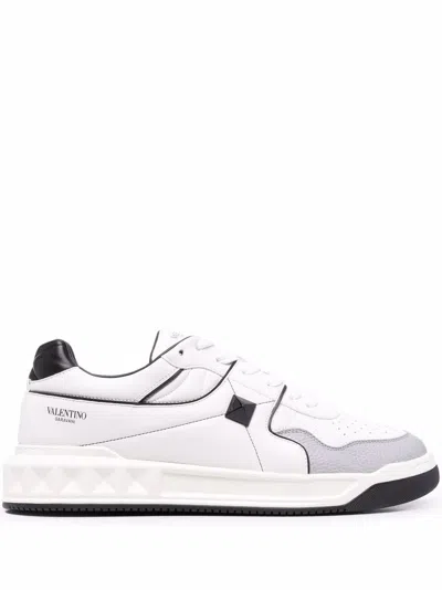 VALENTINO GARAVANI VALENTINO GARAVANI MULTICOLOR NAPPA LEATHER ONE STUD SNEAKERS