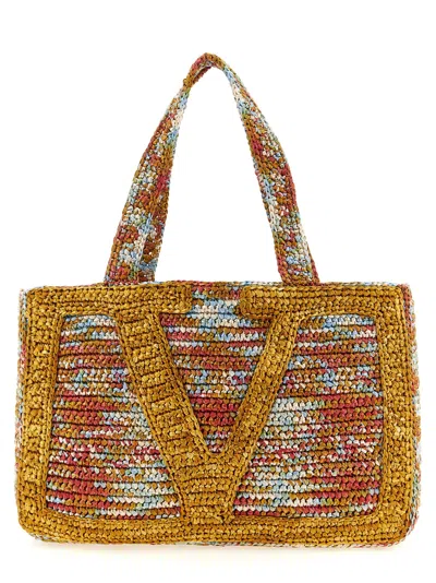 Valentino Garavani Multicolor Viscose Tote Women's Bag