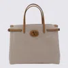 Valentino Natural Cotton And Leather