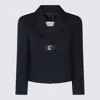Valentino Garavani Navy Blue Wool Blazer
