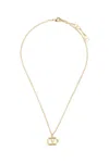 Valentino Ovalette Necklace In Gold