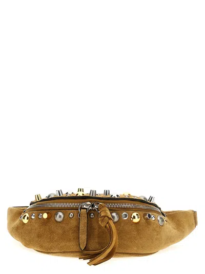Valentino Garavani 'nellcôte' Belt Bag In Beige