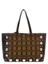 Valentino Nellcôte Big Shopping Bag With Dual Handles In Multicolor