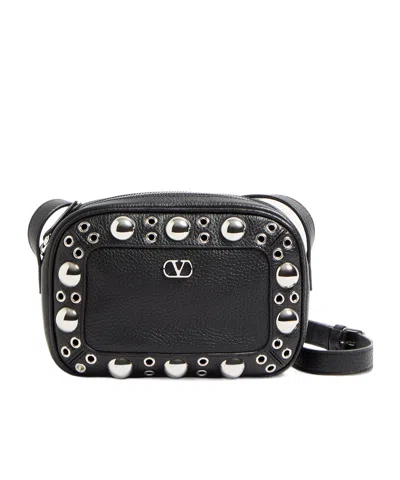 Valentino Garavani Nellcôte Crossbody Bag In Grainy Calfskin