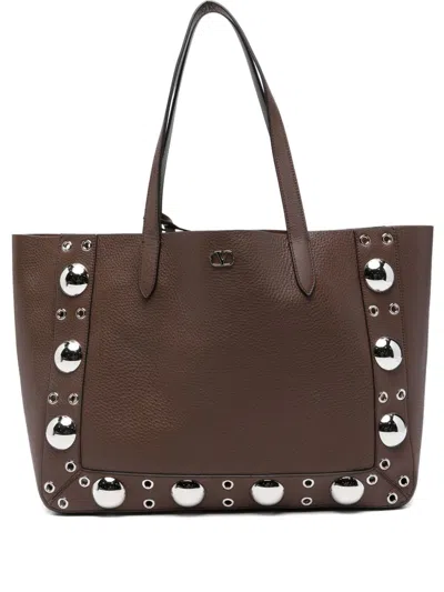 VALENTINO GARAVANI VALENTINO GARAVANI NELLCOTE MEDIUM LEATHER TOTE