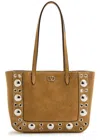 Valentino Garavani Nellcôte Mini Studded Suede Tote