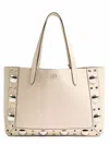 Valentino "riviera" Tote Bag Featuring Studded Detailing