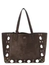 Valentino Brown Nellcote Tote Bag In Black