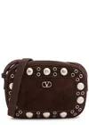 Valentino Garavani Nellcôte Studded Suede Cross-body Bag