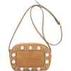 Valentino Garavani Nellcôte Studded Suede Crossbody Bag