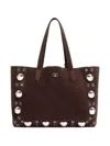 Valentino Nellcote Studded Suede Tote Bag