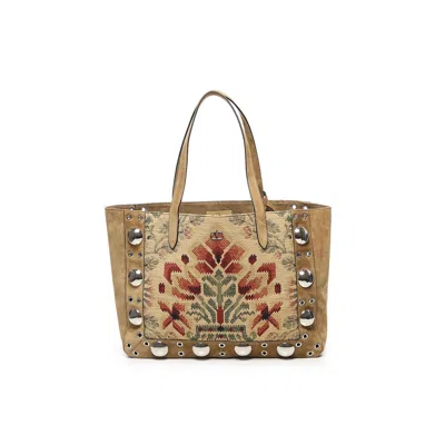 Valentino Garavani Nellcote Tote Bag In Sand